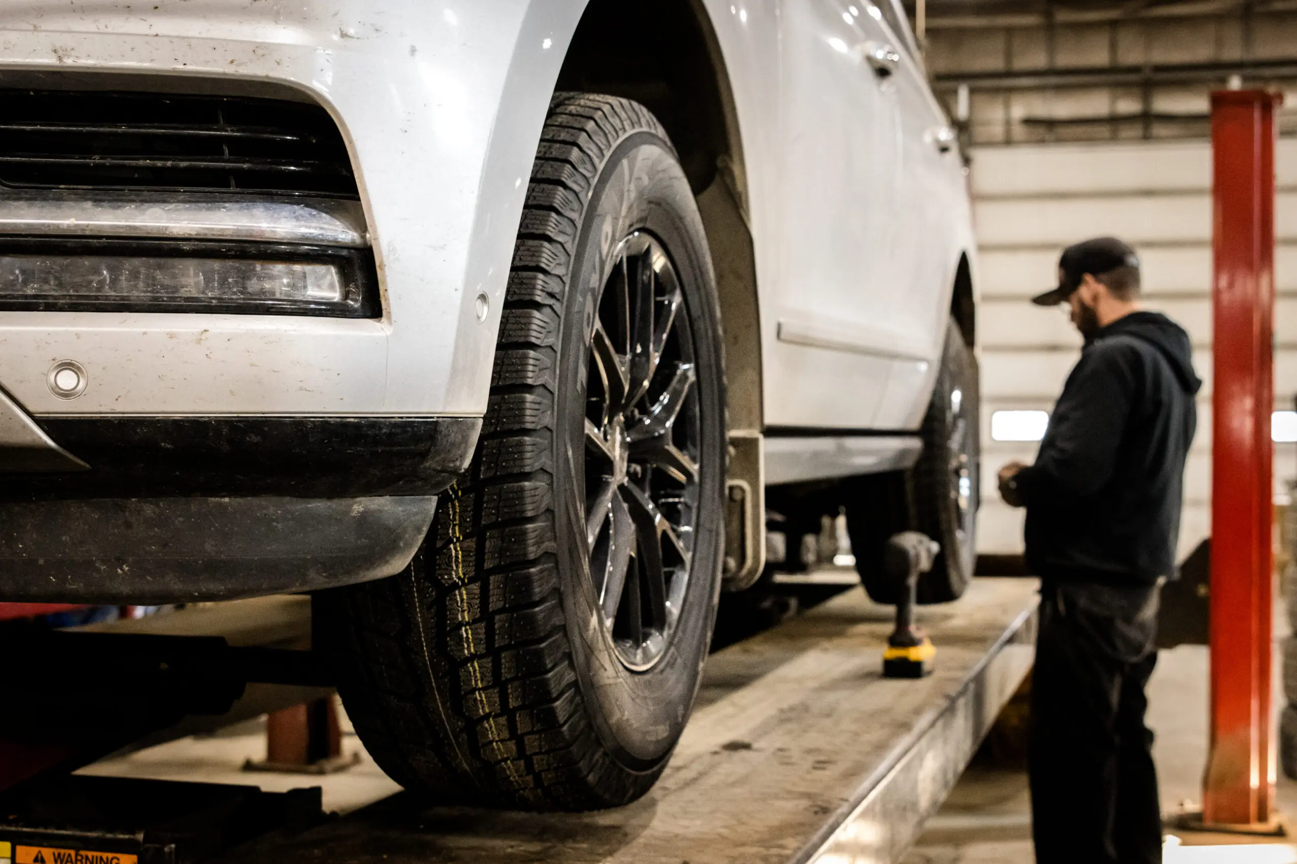 Summer tires in Red Deer installed on vehicle ready for warm weather driving