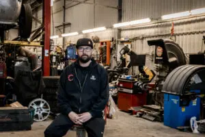 Trusted Red Deer mechanic team inside the Gearhead Automotive shop
