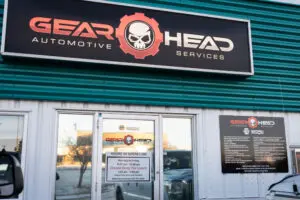 Cooling system Red Deer mechanic inspecting radiator and coolant levels at Gearhead Auto